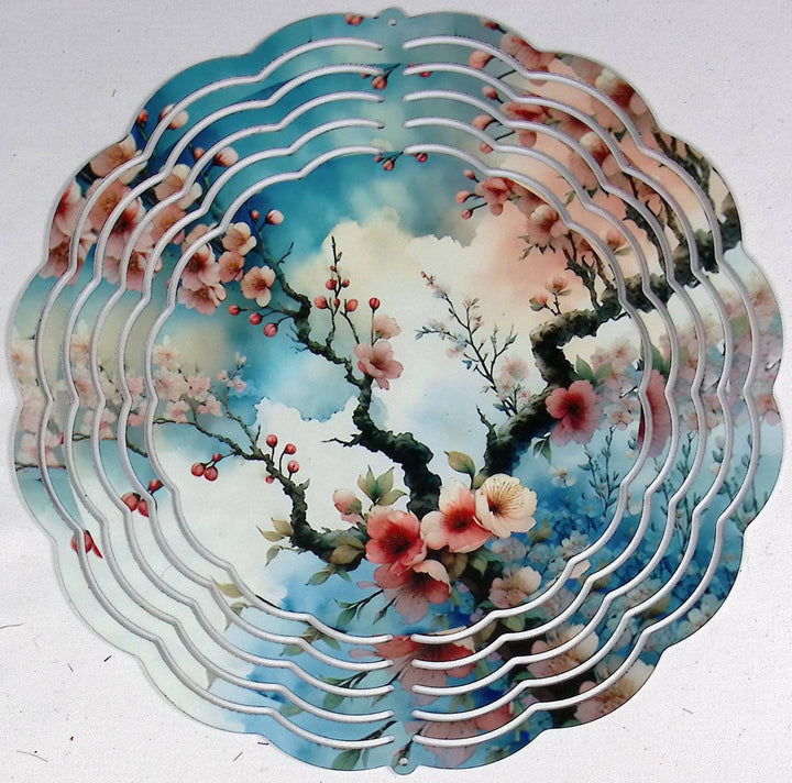 Floral Eight Inch Wind Spinner - 0010 product photo