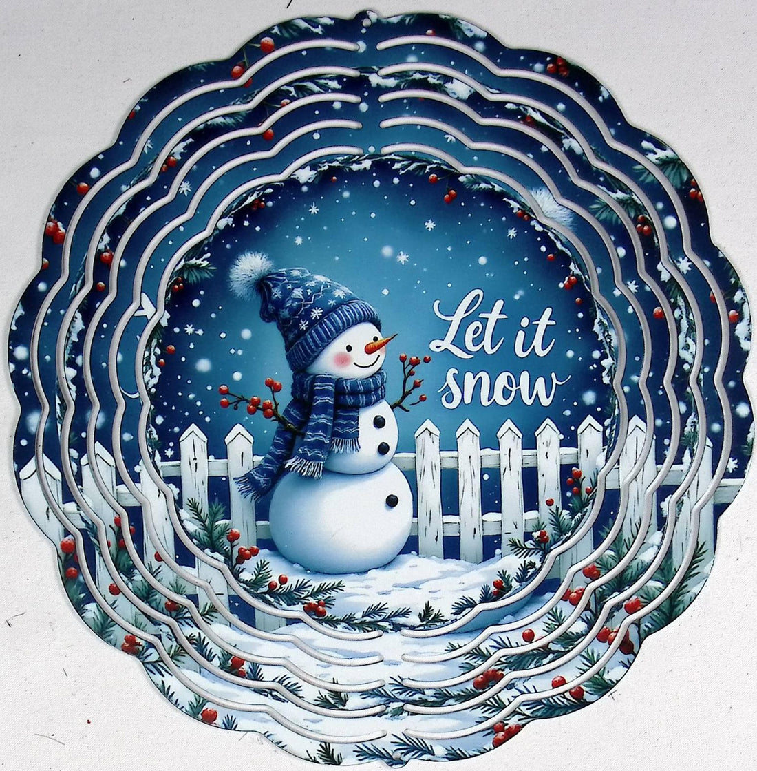 Winter Eight Inch Wind Spinner - 0002 product photo